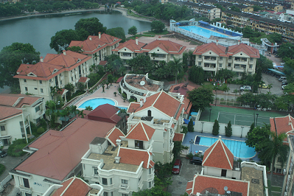 Villa area for foreigners at No.5 Thanh Cong, Ba Dinh, Hanoi